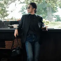 溶溶【星幕秀场】RONGRONG 100羊皮立领设计皮衣外套MYXP81828
