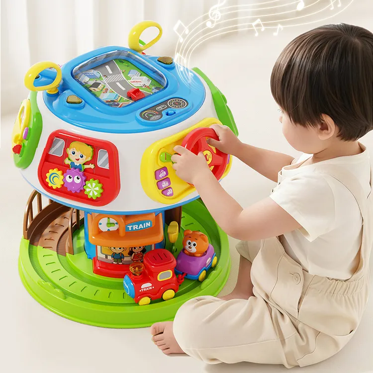 BAOLI智慧乐园多功能游戏桌宝宝礼物婴儿早教多面体益智玩具