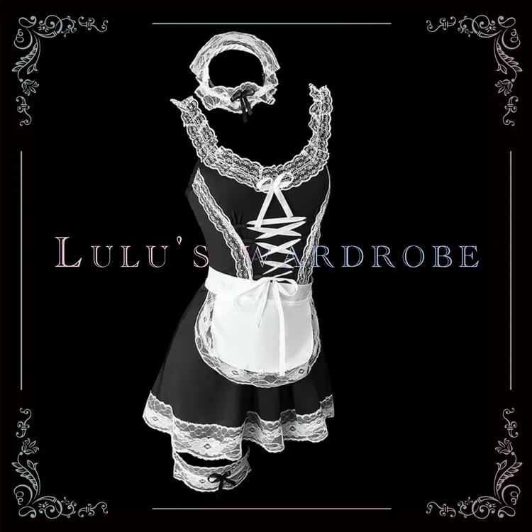 【露露衣橱】辣妹咖啡cosplay女装1