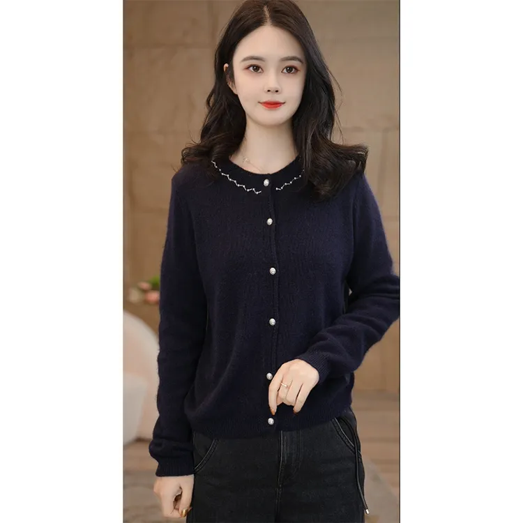 【小陈甄选】8544082毛衫女打底衫内搭毛衣保暖纯色时尚百搭毛衫