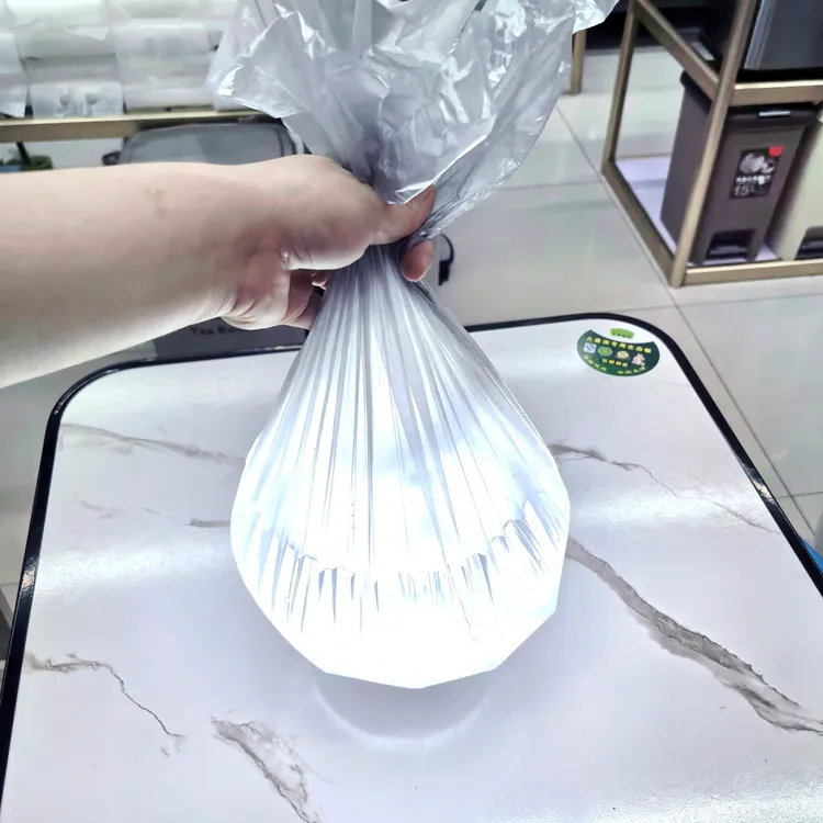 9卷起发货家用加大加厚平口垃圾袋承重紫色黑色银色厨房办公室用