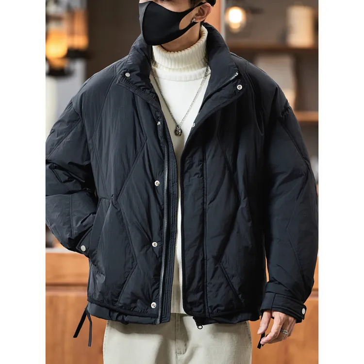 MR.MUDI/穆迪先生90鸭绒羽绒服冬季潮牌立领工装夹克外套冬季新款