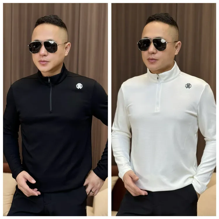 孙先生男装｜马克卡沃利男款绵羊毛立领户外风长袖T恤63225