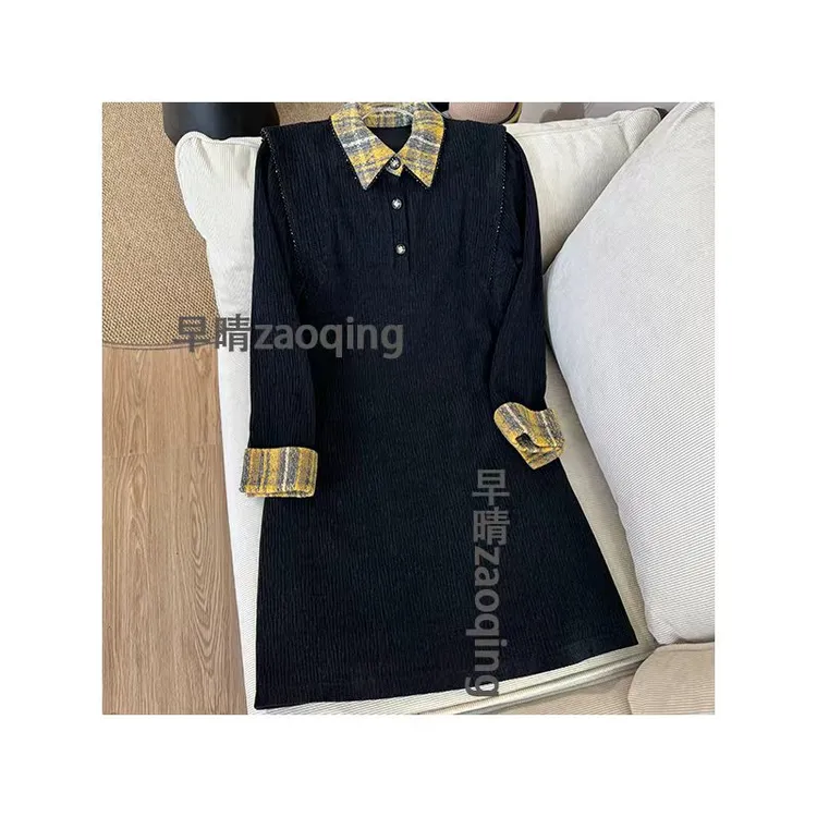 《早晴品牌》碧云深（连衣裙）12092705