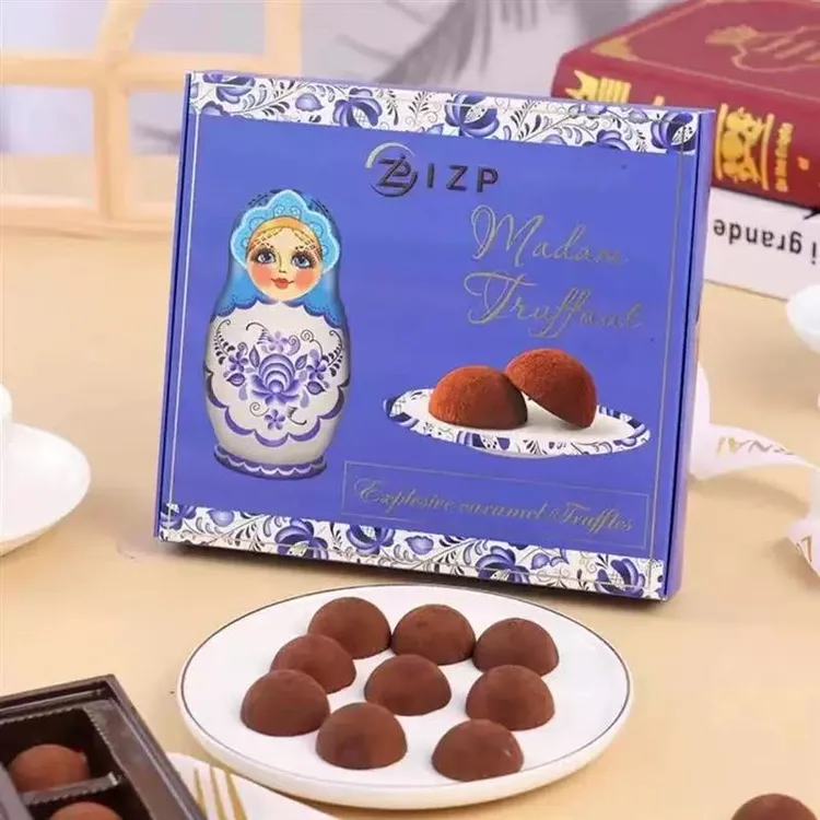 俄罗斯进口IZP套娃可可松露巧克力120g /盒