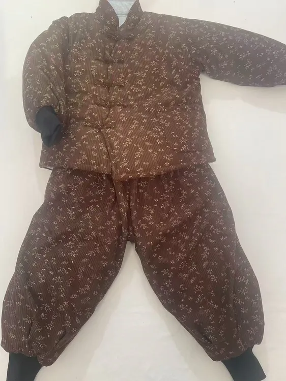 儿童棉衣加绒加厚冬季保暖棉花衣女童男童国风冬款印花花色碎花