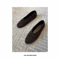 The pattern room｜可持续经典匠造编织肌理浅口鞋