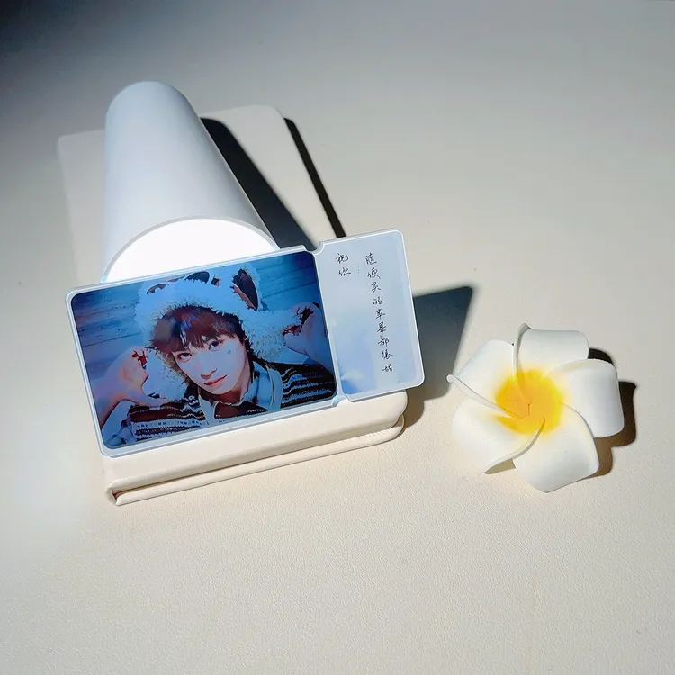 梓渝透镜便携式镜子演员高颜值高清挂件镜中画亚克力票根盲盒