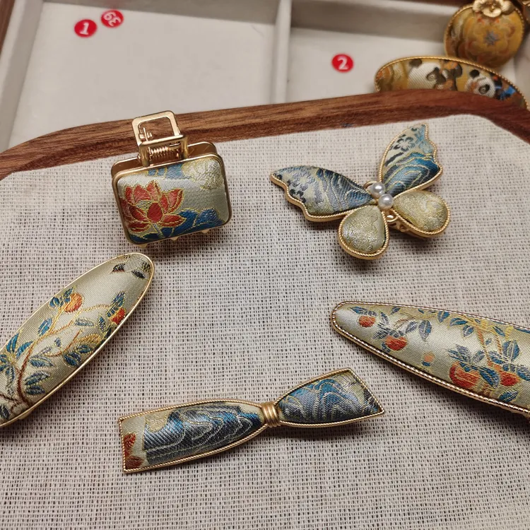 锦上添花手工  三马家四季文景 边夹抓夹