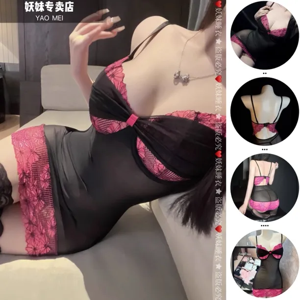 韩系设计感收腰紫色连衣裙女小个子打底连衣裙蕾丝性感火辣