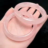 【云上好物】粉水晶手镯-12*8mm-多样性发一件 DS46203-25（JG）