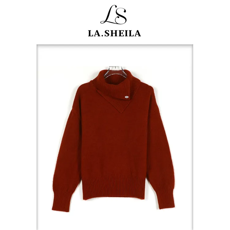 LA.Sheila围脖领针织毛衣254-MY/1218-26137