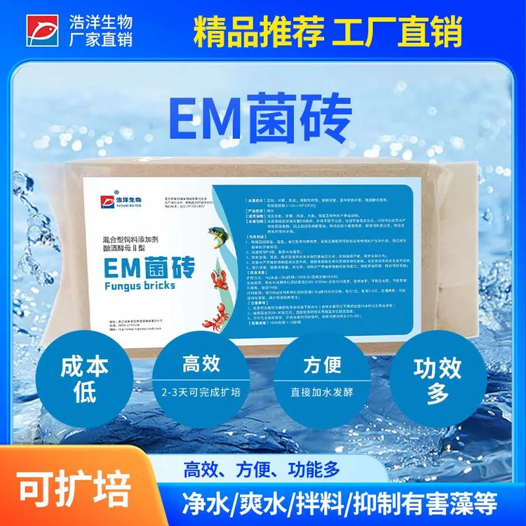 水产养殖 EM菌砖 复合乳酸菌 扩培菌种 厂家直销有效调节水质培藻