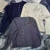 焕焕家 彩扣针织毛衣