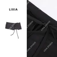 LIXIA【海风】时尚轻薄款腰精围裙裙帘-D7908