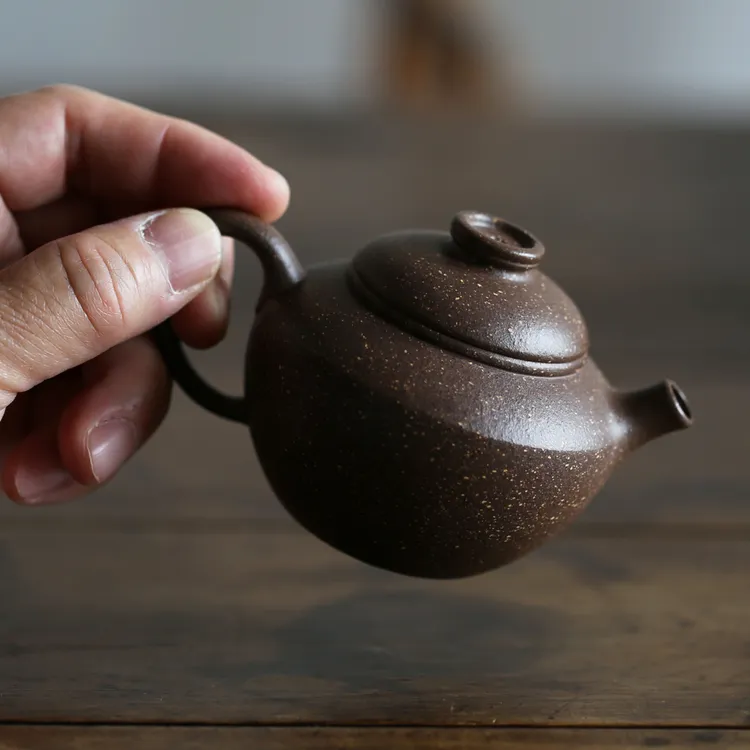 【砂盛元】【粗砂魅力 泡茶良器】王辉《棋奁》宜兴紫砂壶 125cc
