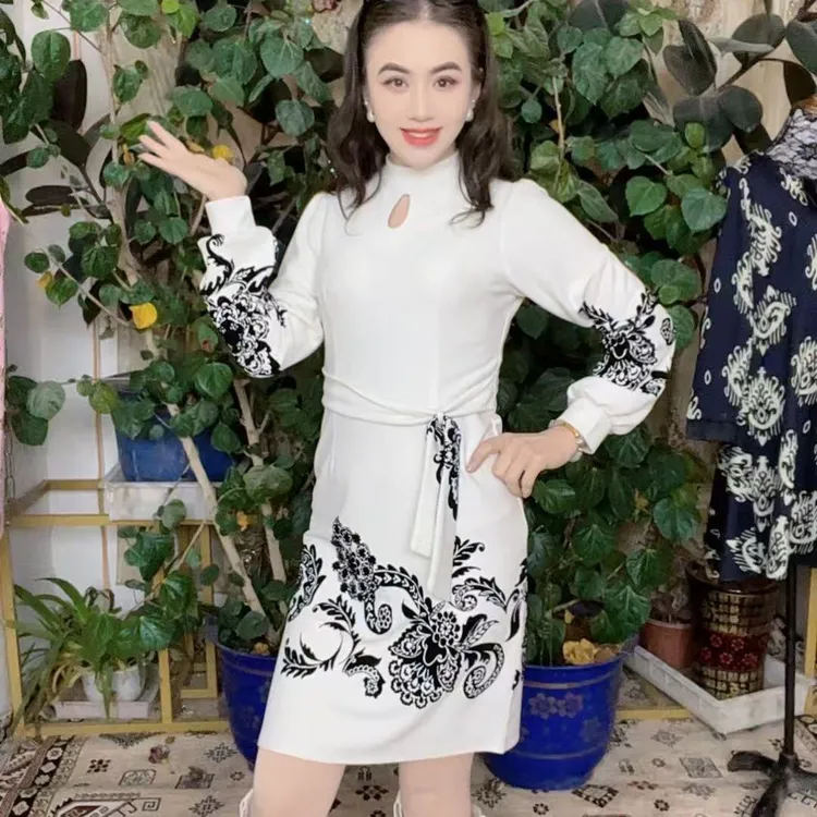 koynak ... 新款时尚网红款连衣短裙长袖