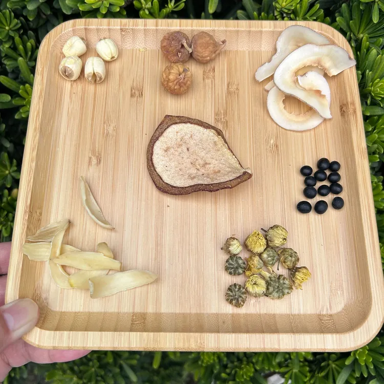 儿童清心汤【无火气睡香香】雪梨干菊花海底椰莲子汤料包孩子不上火