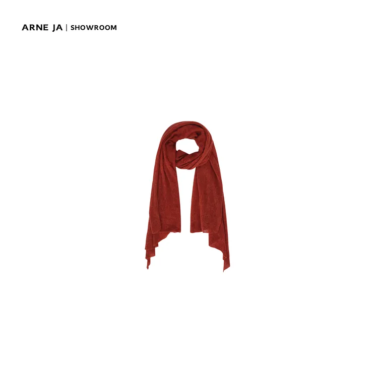 ARNE JA｜“温暖冬日”暗提花隐纹羊绒围巾披肩S119G001