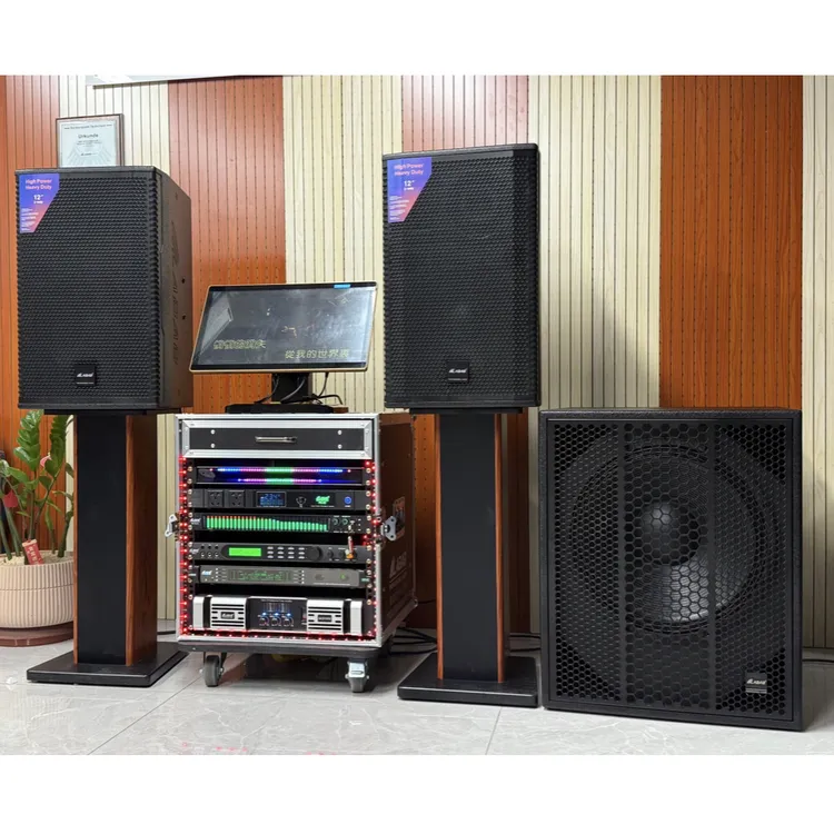 LABAB 蓝博声家庭KTV音响 大功率酒吧音响卡拉OK音响12寸三分频