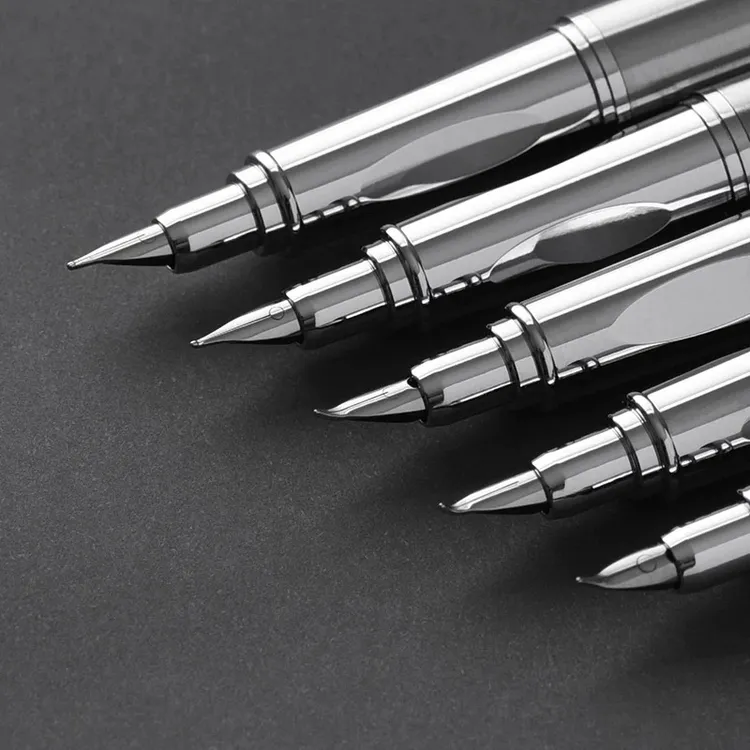 永生钢笔小钢炮暗尖专业美工笔弯尖钢笔学生练字专用成人书法笔