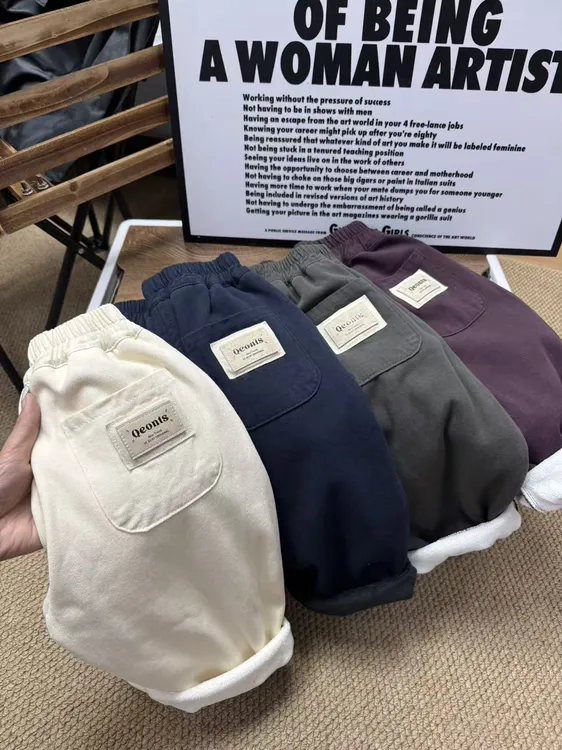 【质感氛围】加绒！爆版裤王！口袋标韩国小裤休闲裤韩系童装商品图