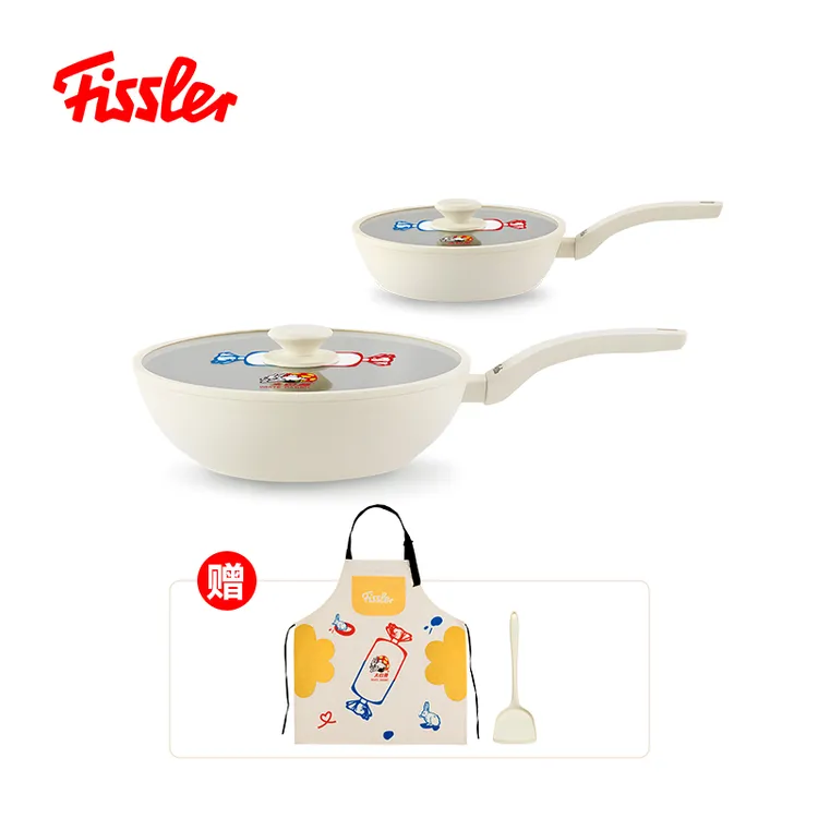 Fissler/菲仕乐大白兔不粘奶锅小奶锅早餐辅食锅汤锅奶油风陶瓷