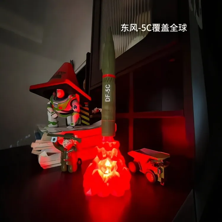 【独属于中国的浪漫】 DF-5c小夜灯覆盖全球发射火箭磁吸床头氛围灯