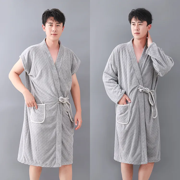 浴巾男款浴袍可穿式速干2025新款非纯棉男士专用大人不掉毛洗澡