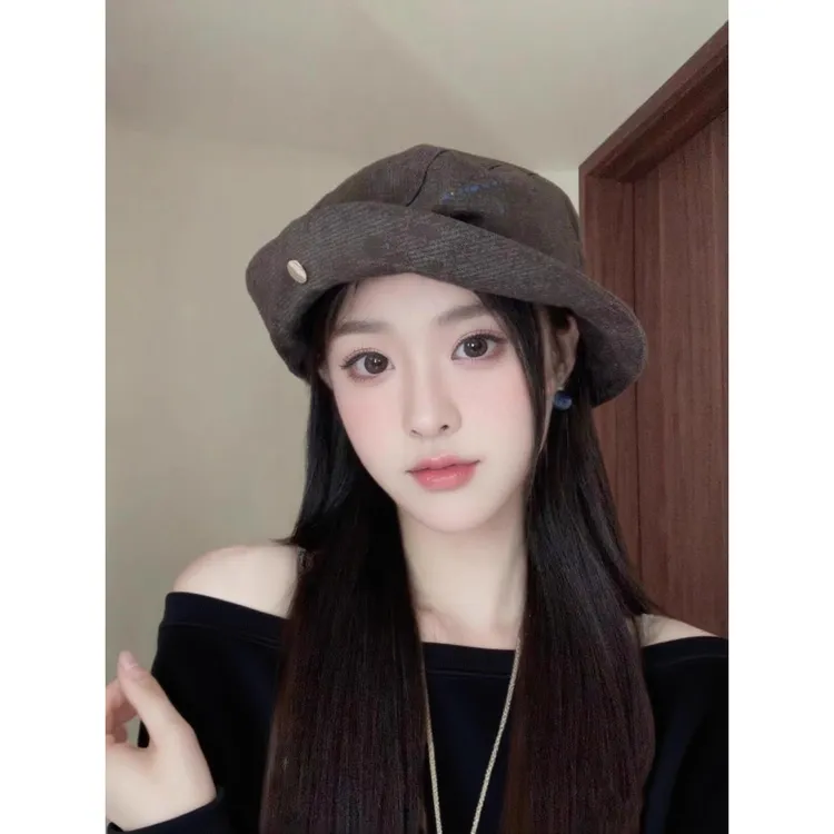 【xf studio】小饭同款初秋大檐水桶帽时尚休闲风点渔夫帽