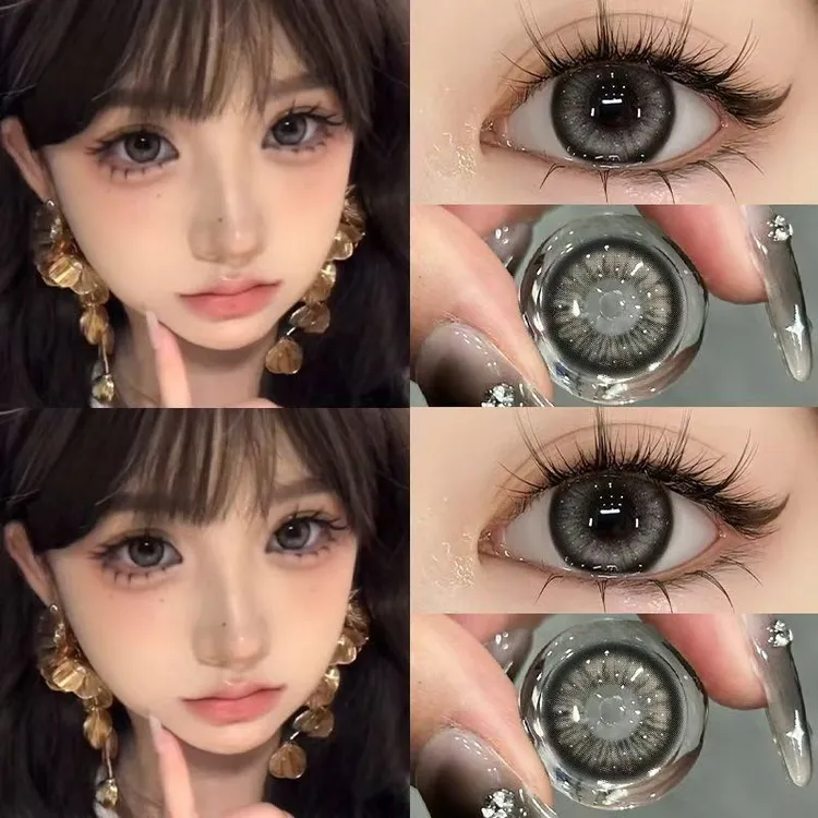 LRGOODCON混血婴儿瞳虹膜高级雾面雪山欧美辣妹舒适显色大直径
