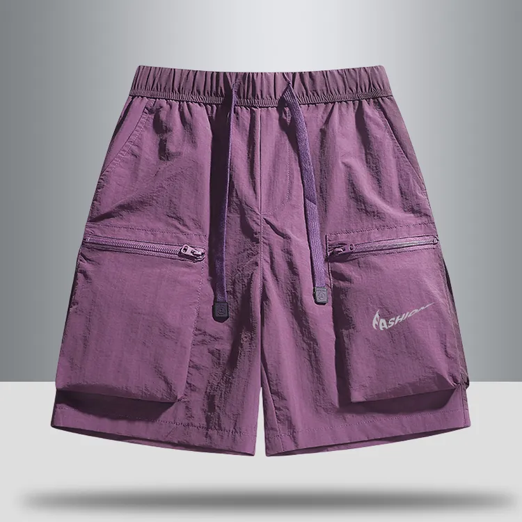 NK夏季男士精选大口袋短裤大码休闲户外五分裤日系薄款工装短裤