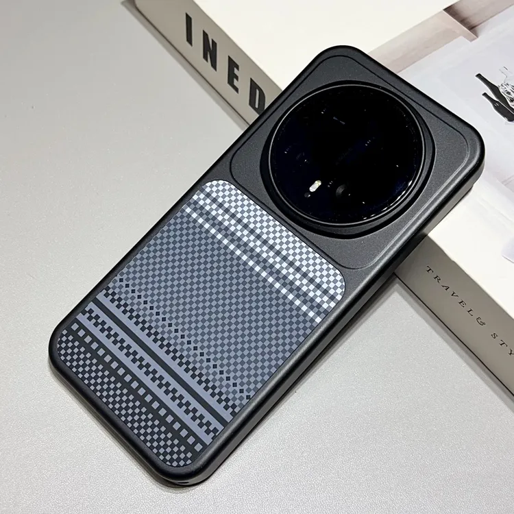 适用荣耀Magic8手机壳磁吸高档凯夫拉纹新款Magic8Pro防摔保护套