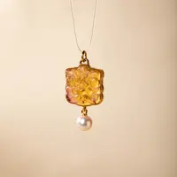 有求（球）必应【“狮”来运转】碧玺吊坠15*15*4mm 18K金 赠925银链