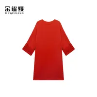 金雀绫【】桑蚕丝设计感轻奢亲肤加宽加大睡裙SZA4LW683