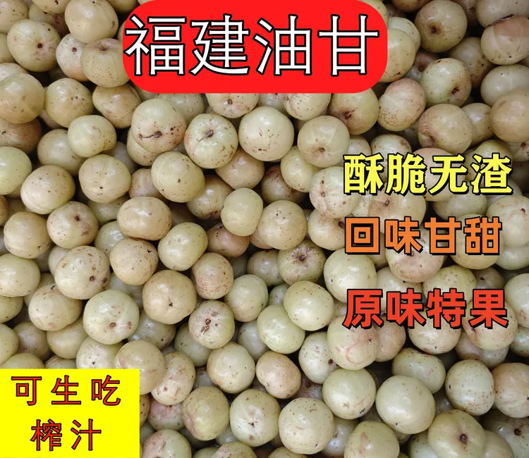 福建脆甜油柑 甘甜无渣 不苦涩 好吃 口感好生吃榨汁