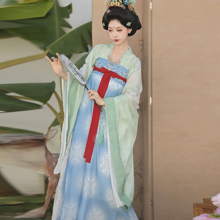 月上繁华【芳华】正品原创唐制复原齐胸襦裙国色芳华同款汉服女装