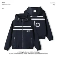 高品质25秋季时尚高奢设计师走秀百搭款时尚潮流宽松百搭连帽外套