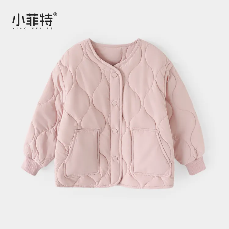 小菲特女童秋冬装新款保暖外套中大童加厚上衣儿童衣服BGYD56021