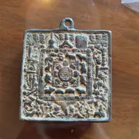 藏地密码，藏式铜杂件 s522