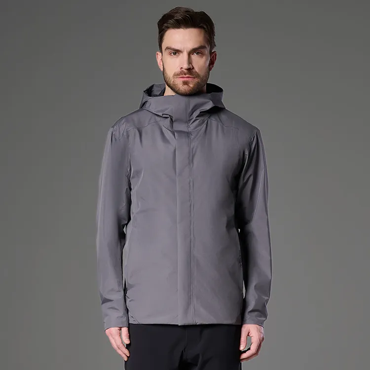 XBIONIC恒星戈尔商务连帽夹克 春秋户外运动防风防泼水保暖男款
