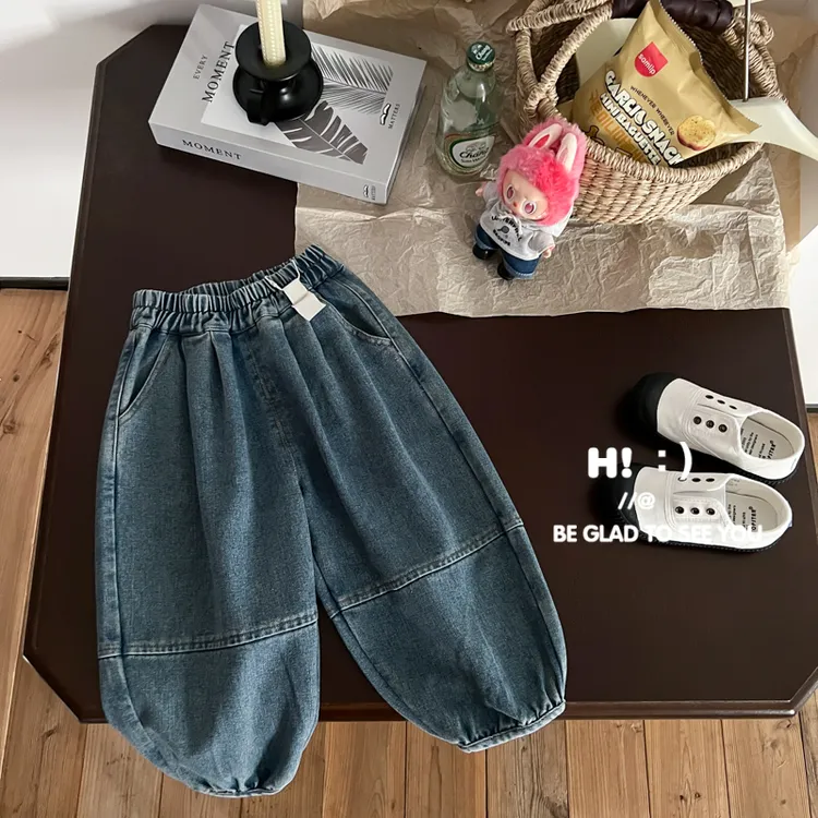 【现货】郝叔童品秋款上新2025男女童高货洋气网红休闲牛仔裤HD5324