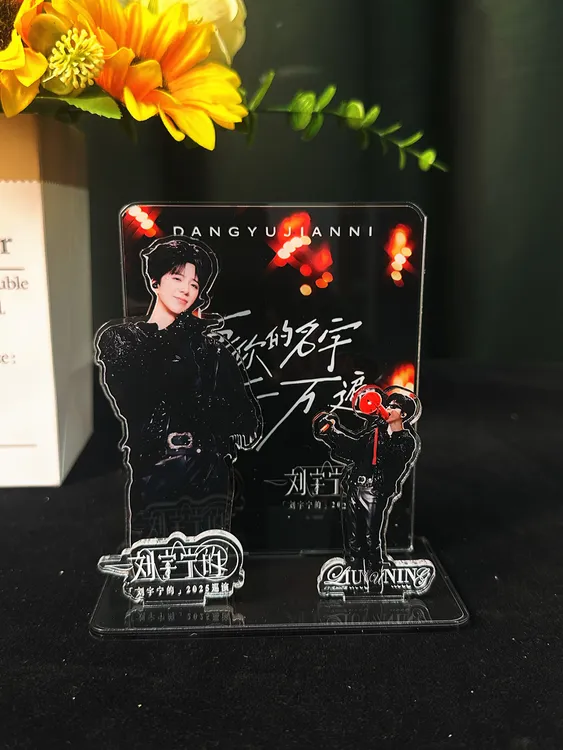 刘宇宁原创组合双面亚克力夹层组合摆件立牌高档电视柜工艺品创意