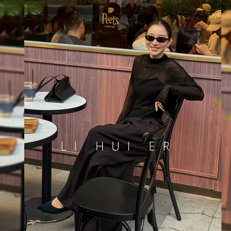 LiHuiEr李慧儿【云深不知处】2025秋季松弛感羊毛衫上衣YCMZ-031