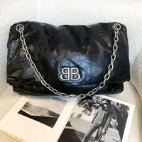 95新 Balenciaga/巴黎世家 壹臻/黑金monaco大号链条包 96725804