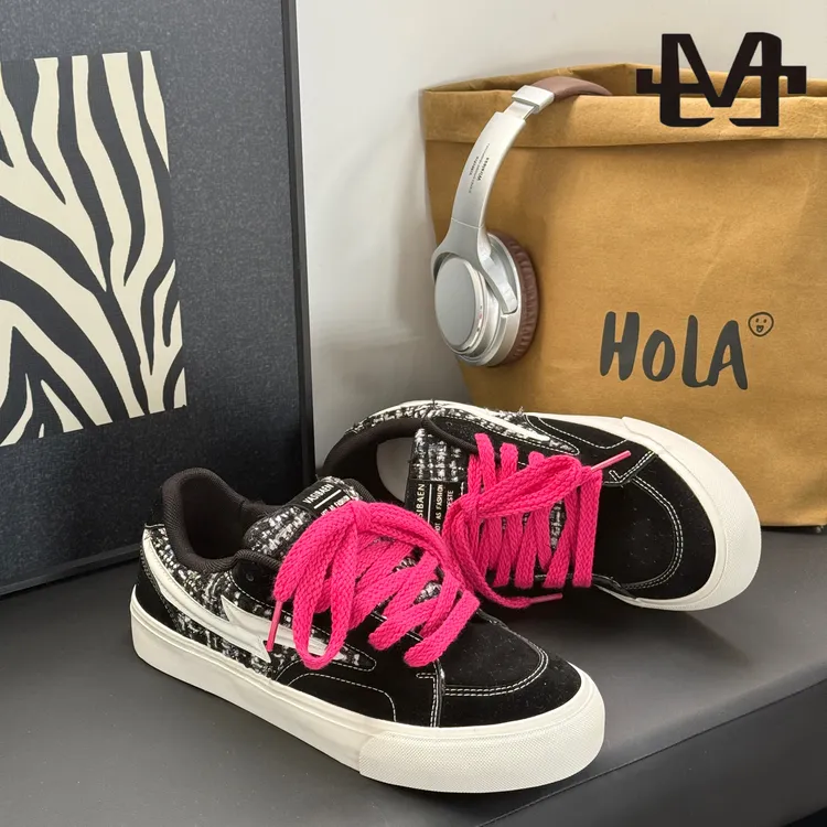 【原创设计】男士小香风2025新潮流百搭小众厚底男鞋板鞋