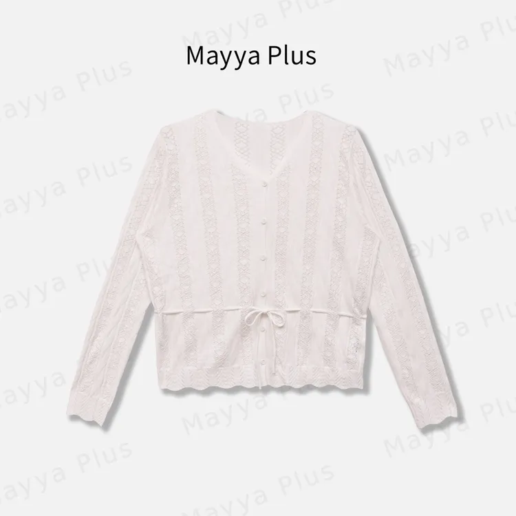 【晨露】Mayya Plus麦芽定制韩系高级感显瘦针织衫百搭上衣32536365