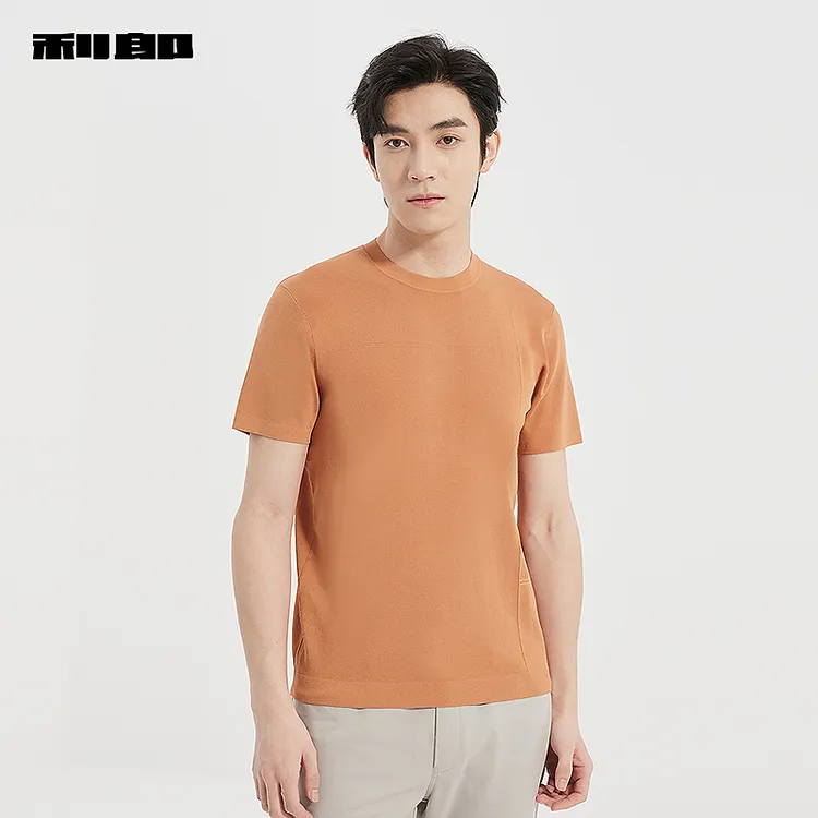 【商场同款】利郎官方针织短袖T恤男2025夏季商务男装25XTX9861S