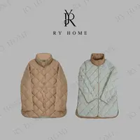 【容雨RYHOME】秋冬新款时尚菱形格90白鹅绒羽绒服253YF1379
