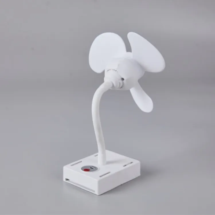 家用户外风力超强小风扇三档调速开关USB充插两用桌面墙壁懒人